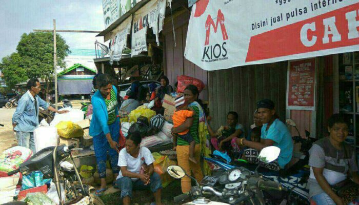 Menengok Pasar Tradisional SP 4 Kongbeng