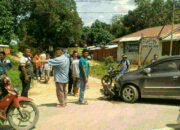 Kecelakaan antara Mobil dengan Sepeda Motor dijalan poros Kongbeng – Berau