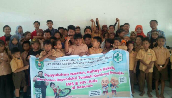 UPT Puskesmas Tepian Baru Berikan Penyuluhan Kesehatan Siswa SD