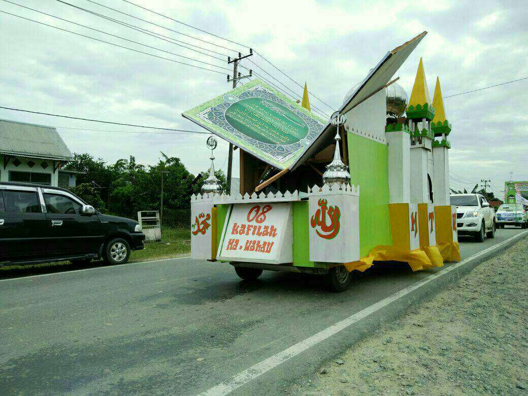 Salah satu kafilah MTQ dari Muara Wahau