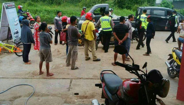 Terjadi Laka Lantas di Jalan Inpres Sangatta