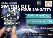 Pelaksanaan Earth Hour Sangatta 2017 Dipusatkan di Hotel Victoria