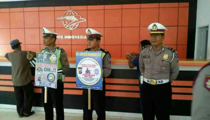 Kantor Pos Sangatta Adakan Sosialisasi Operasi Simpatik Mahakam 2017