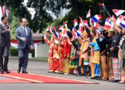 Pasukan Berkuda Kawal Kedatangan Presiden Perancis di Istana Merdeka