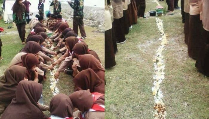 Heboh Pramuka Makan Beralas Tanah, ini kata Adhyaksa Dault