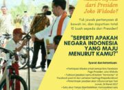 jokowi adakan sayembara di facebook berhadiah sepeda
