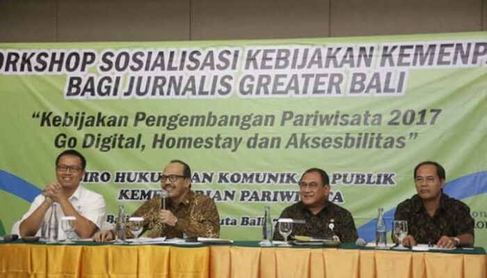 Workshop Sosialisasi Kebijakan Kemenpar bagi Media Greater Bali