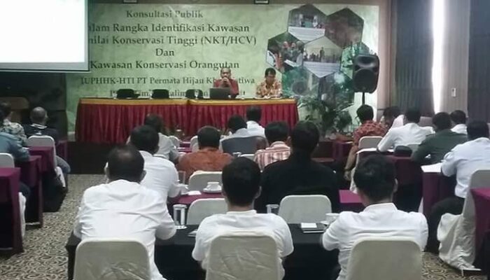 LSM Ecositrop Adakan Konsultasi Publik Kawasan Bernilai Konservasi Tinggi