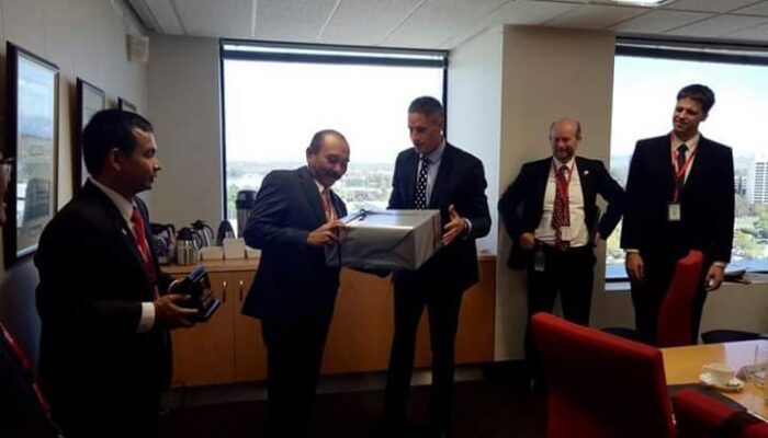 Bilateral Meeting Bakamla dan ABF di Australia