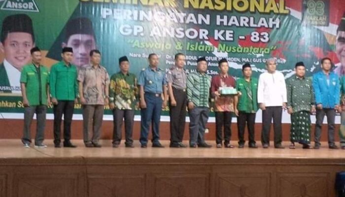 Buka Seminar Nasional GP Ansor Kutai Timur, Irawansyah Launching Koin Nasional