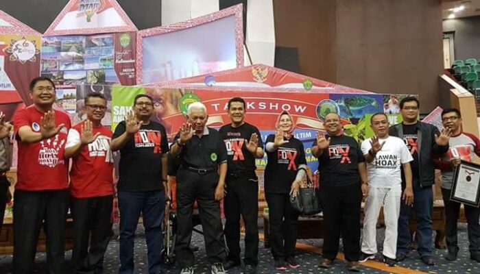 Bupati Ismunandar Ikuti Deklarasi Anti Hoax Kaltim Tercatat Rekor Muri