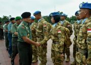 Panglima TNI : Dedikasi Prajurit TNI Wujud Komitmen Indonesia terhadap Misi Perdamaian PBB