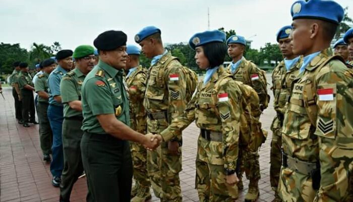 Panglima TNI : Dedikasi Prajurit TNI Wujud Komitmen Indonesia terhadap Misi Perdamaian PBB
