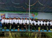 Pelepasan Siswa SMKN 1 Kongbeng Diiringi Hujan