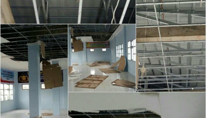 Diresmikan Baru 2 Bulan, Gedung SDN 007 Sangatta Rontok