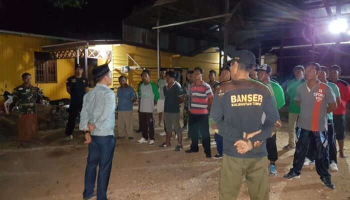 Persiapan Apel Harlah GP Ansor di Sangatta, Banser Kongbeng latihan PBB