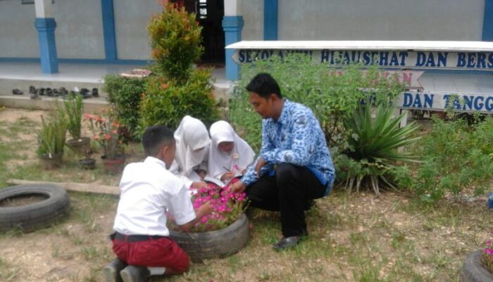 SD Negeri 007 Muara Wahau Terapkan Kurtilas dengan Pembelajaran Berbasis Alam