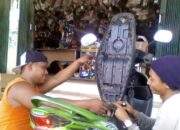 Mekanik Profesional Saat Service Motor di Kongbeng Baru Motor
