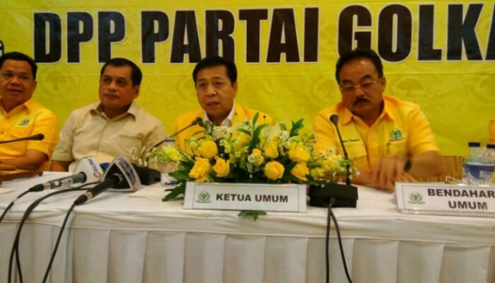 Rapimnas Golkar, Akbar Tandjung Bicara Kasus E-KTP Setya Novanto
