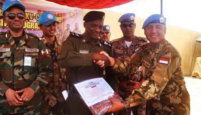 Pasukan Garuda Indobatt-03 Kunjungi Penjara Wanita di Ardamata