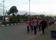 88 Peserta DTD Ansor Kutim Ikuti Kegiatan Jalan Sehat