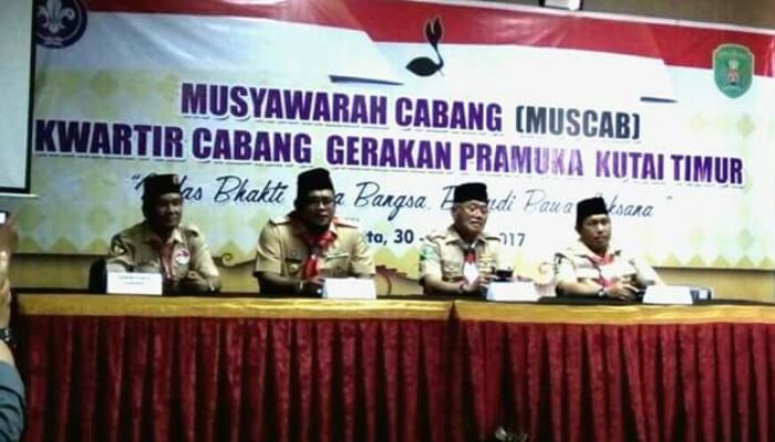 Kasmidi Bulang Terpilih Secara Aklamasi Pimpin Pramuka Kutai Timur