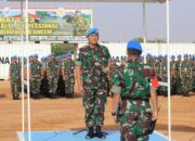 Pasukan Garuda di Sudan Laksanakan Upacara Peringati Hari Lahirnya Pancasila