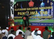Panglima TNI : TNI Tetap Bersatu Dengan Rakyat dan Ulama Demi Keselamatan Negara