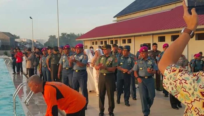 Panglima TNI Resmikan Kolam Renang Prajurit KKO Usman Harun