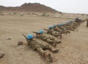 Pasukan Garuda Laksanakan Latihan Menembak di Sudan