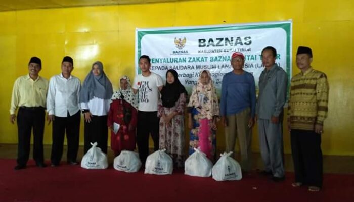 ​Baznas Kutim Adakan Santunan untuk Lansia