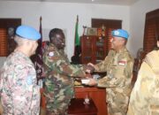 Kunjungan Kerja Komandan Satgas Indobatt-03 di GOS Army