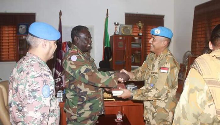 Kunjungan Kerja Komandan Satgas Indobatt-03 di GOS Army