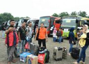 Mabes TNI Berangkatkan 662 Prajurit dan PNS TNI Mudik Gratis