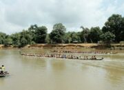 Kutim Dominasi Lomba Dayung Perahu Naga di Hari Terakhir Pekan Pemuda GKII Kaltim 2017