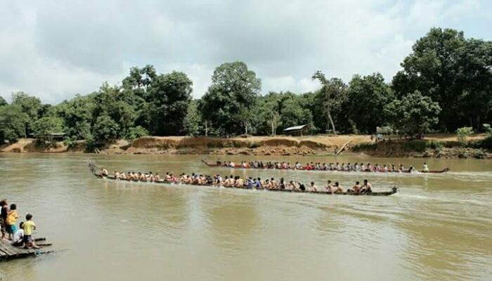 Kutim Dominasi Lomba Dayung Perahu Naga di Hari Terakhir Pekan Pemuda GKII Kaltim 2017