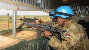 Observation Post Pasukan Garuda di Darfur Barat