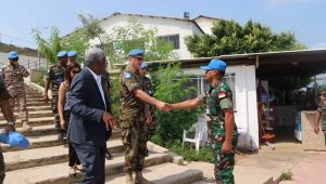 Komandan Satgas FHQSU TNI Konga Mendapat Pujian dari Pimpinan Unifil