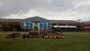 SD YPPSB 3 Sangatta Awali Latihan Pramuka Penggalang