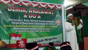 Majelis Sholawat Rijalul Ansor Kutim Gelar Dzikir Sholawat untuk Kemerdekaan RI