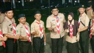 Ketua Kwarcab Kutai Timur Melepas Tim Peninjau Raimuna Nasional 2017