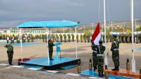 Pasukan Garuda XXIII-L/Unifil Gelar Upacara Bendera di Lebanon Selatan