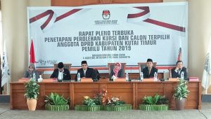 KPU Tetapkan Anggota DPRD Kabupaten Kutai Timur Periode 2019-2024