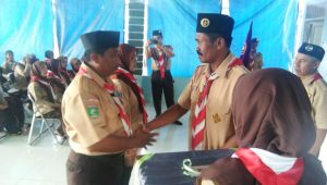 Kades Bumi Rapak Berikan Tanah Hibah Untuk Kegiatan Pramuka Kwarran Kaubun