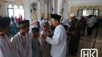 Muslimat Desa Wanasari Berbagai Kebahagiaan Bersama Anak Yatim Piatu