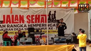 Meriah HUT Desa Segoi Makmur Dengan Jalan sehat dan Tasyakuran