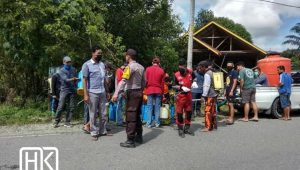 Lawan Corona, Pemuda Teluk Pandan Beraksi