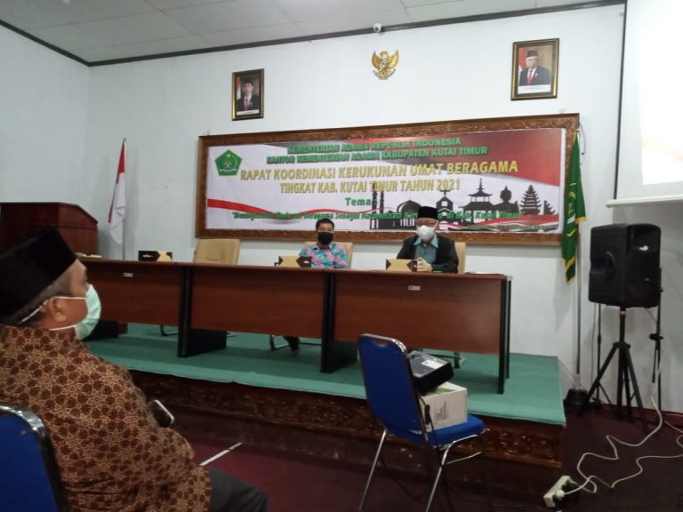 Kemenag Kutai Timur Adakan Rakor Kerukunan Antar Umat Beragama