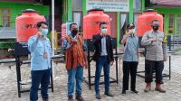 PT GAM Bagikan Masker, Hand Sanitizer dan Wastafel Portable Untuk Rumah Ibadah Di Kecamatan Kaubun