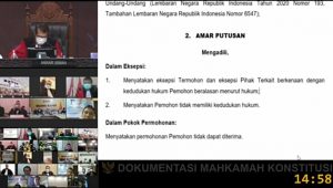 Pilkada Kutim: Dalil Tidak Meyakinkan Hakim, Gugatan Calon Bupati Kutim MAKIN Ditolak MK